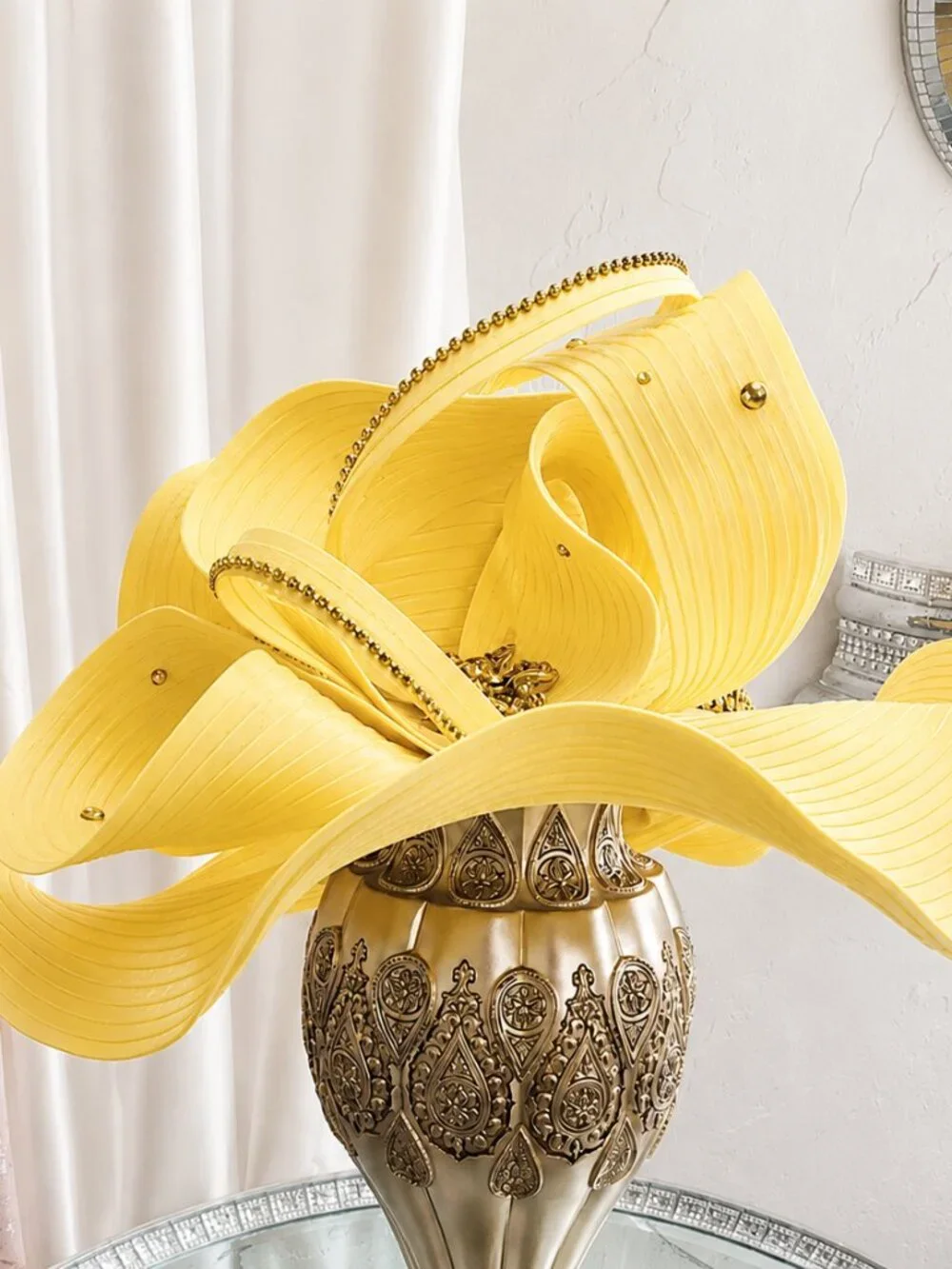 Lily & Taylor Couture Collection Yellow Hat